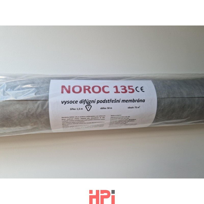 NOROC 135g - vysoko difúzna podstrešná membrána